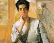 Portrait of Kate Freeman Clark - 威廉·梅里特·查斯